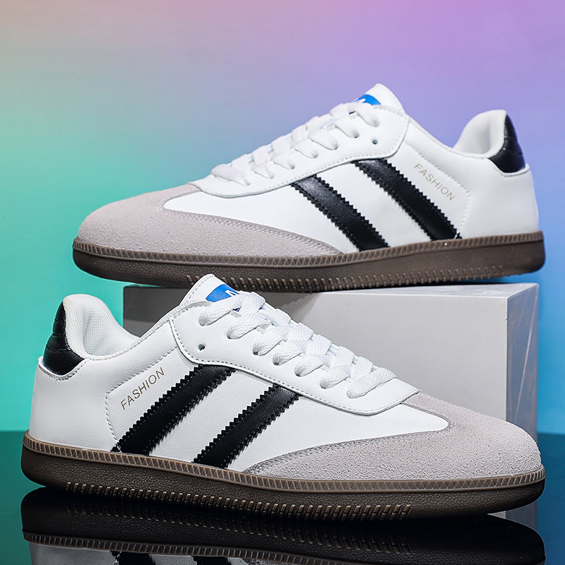 2025 Trending Luxury Flat White Sneaker New Designer Classic Low Top Skateboard Style Walking Shoes