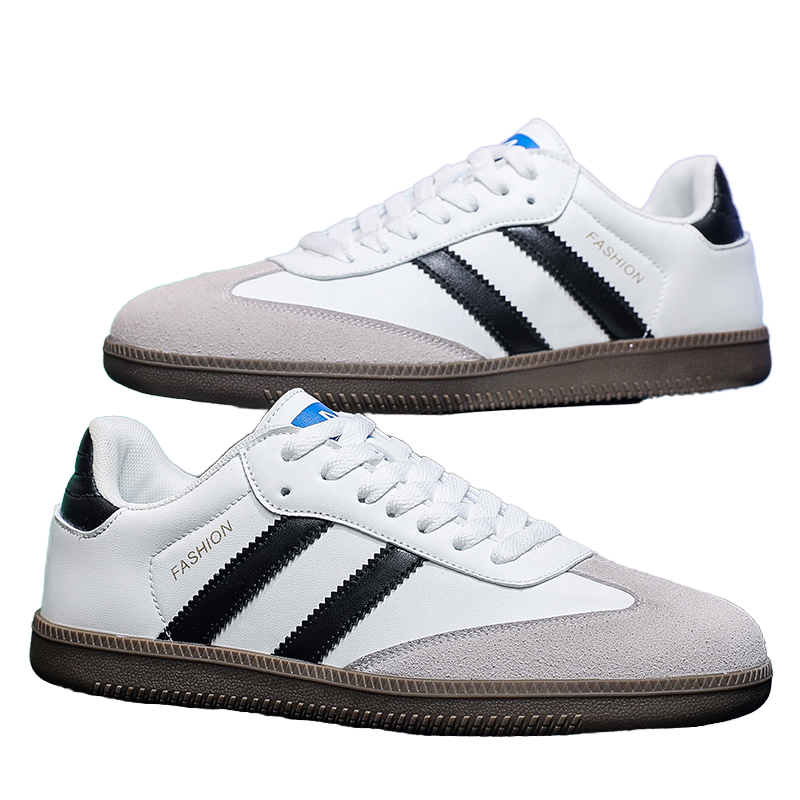 2025 Luxury Flat White Sneaker Designer Classic Low Top Skateboard Style Breathable Waterproof Lace-Up Anti-Slip Walking Shoes