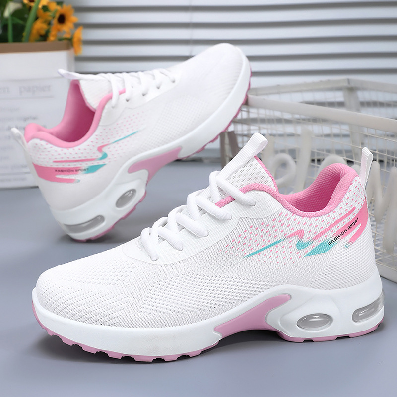 Factory Wholesale Womens Soft Sole Casual Shoes Breathable Sneakers Comfortable Export Footwear