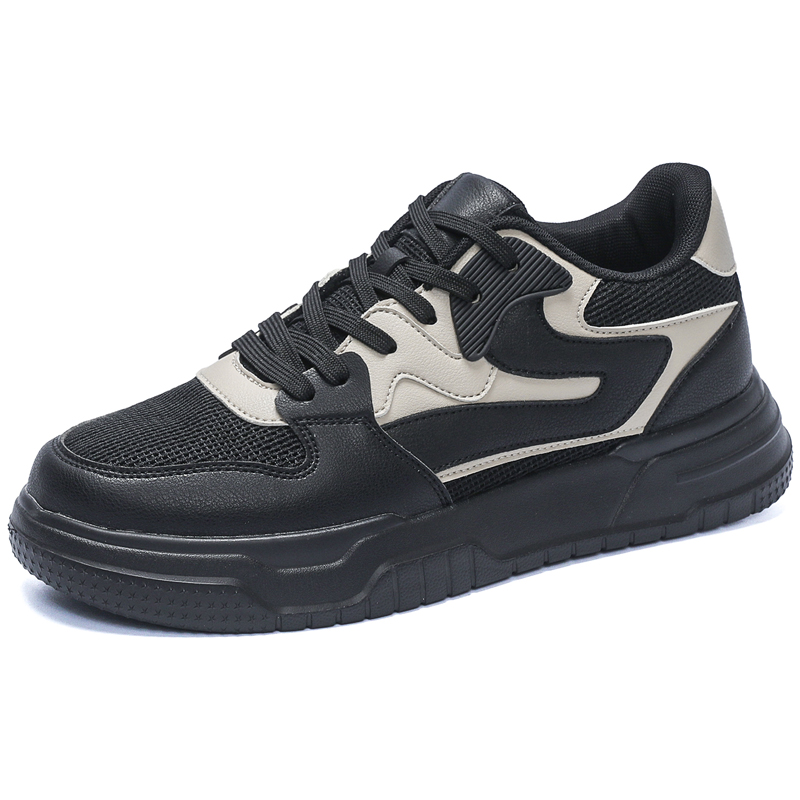 Brand Logo Custom Men Fashion Flat Skateboarding Sports Sneakers Blank Leather Plus Size EU 49 50 US15 16 Casual Walking Shoes